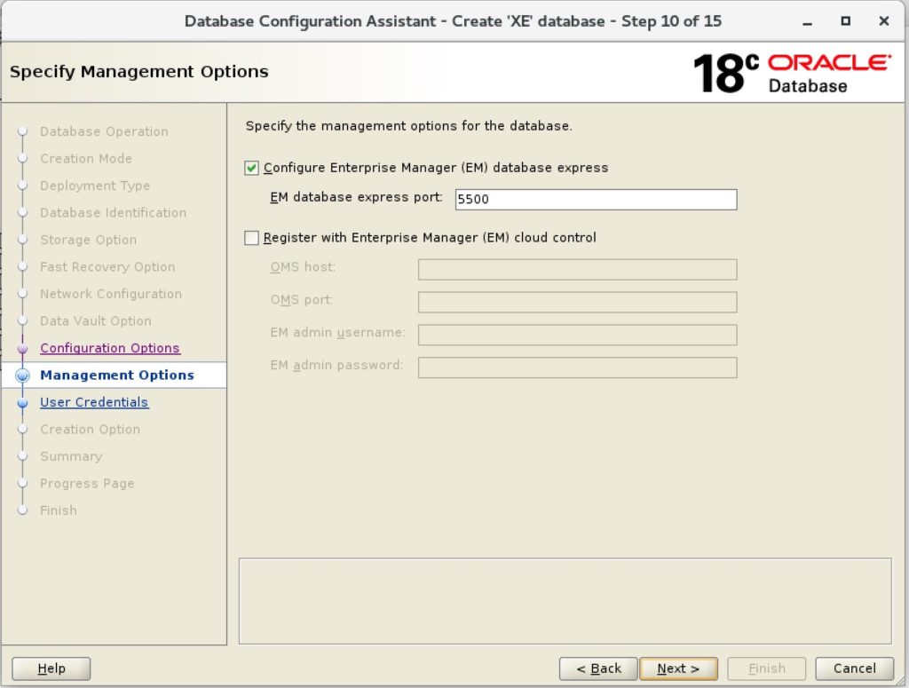 Oracle 18c Express Edition How To Create A Non Container Database Www Markusdba Net