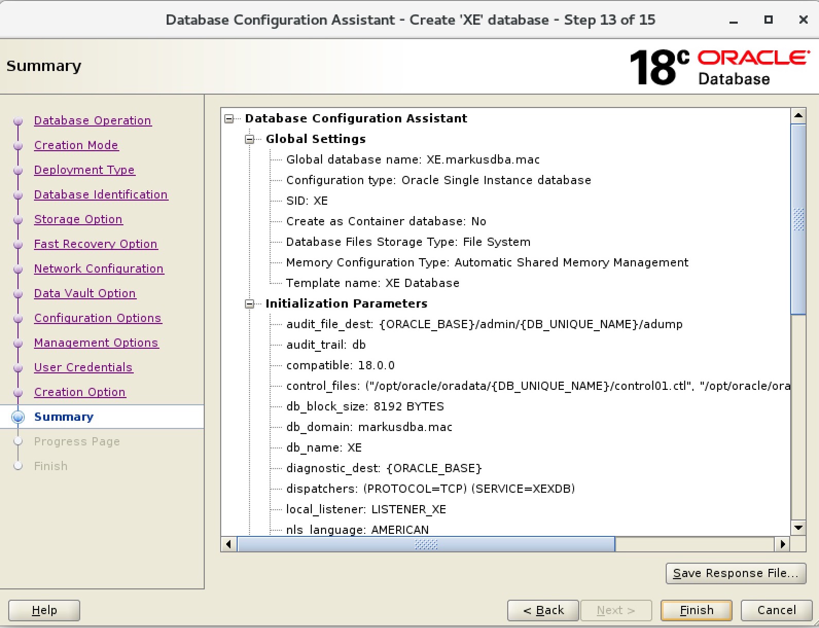 Как пользоваться oracle database 18c xe