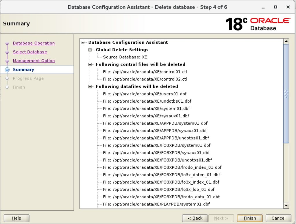 Oracle 18c Express Edition: How To Create A Non-Container-Database ...